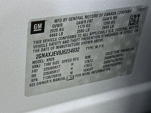 Used 2018 Chevrolet Equinox LT FWD image 12