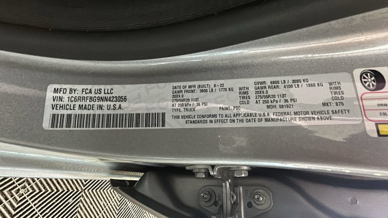 Used 2022 RAM 1500 Big Horn AWD/4WD image 12