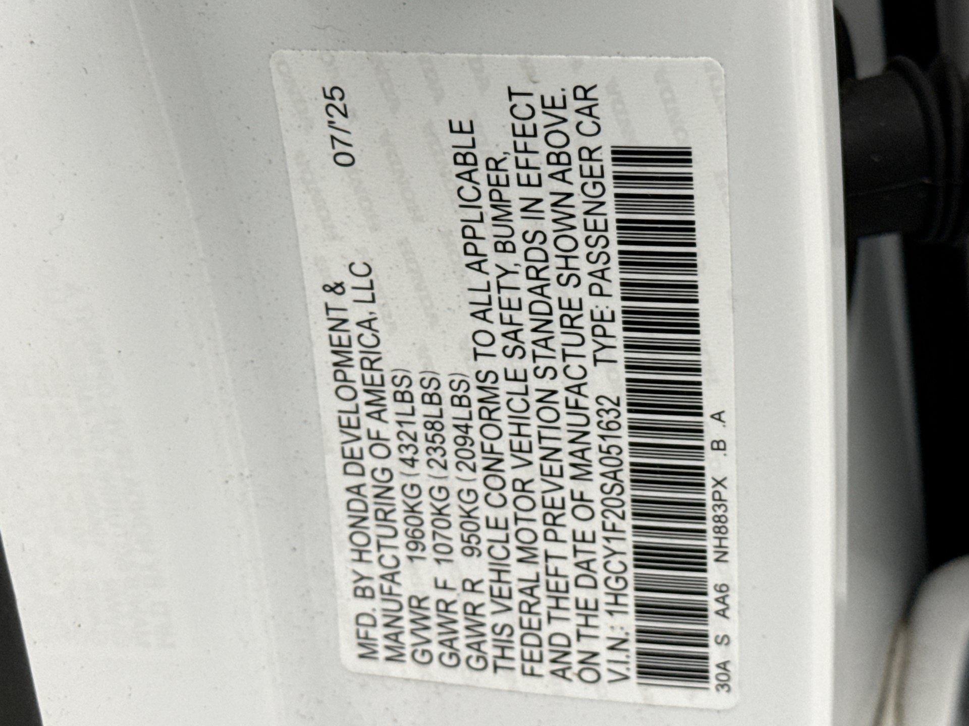 Used 2025 Honda Accord LX image 12