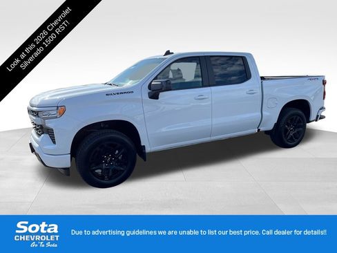 New 2026 Chevrolet Silverado 1500 RST w/ LPO, Dark Essentials Package AWD/4WD image 1