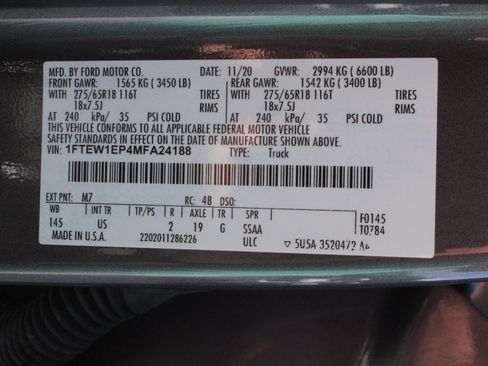 Used 2021 Ford F150 XLT w/ Equipment Group 302A High AWD/4WD image 34