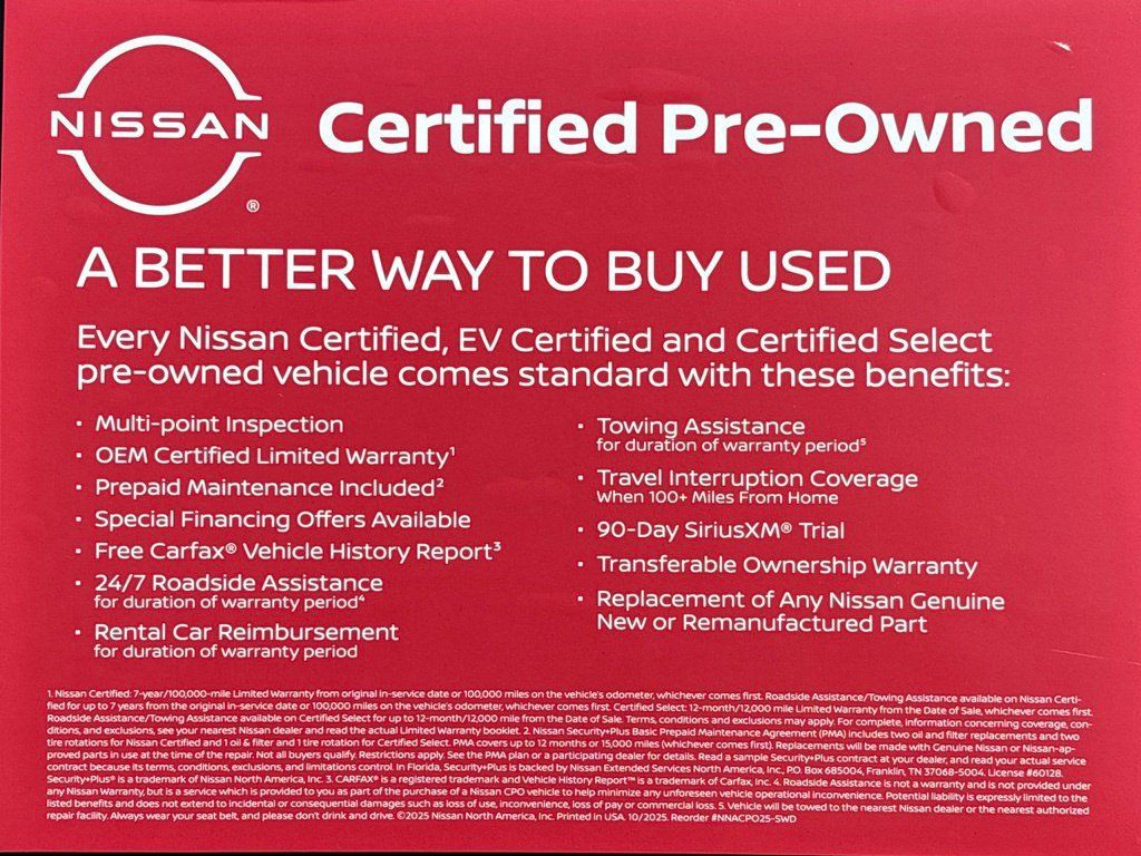 Certified 2025 Nissan Murano SV FWD image 4