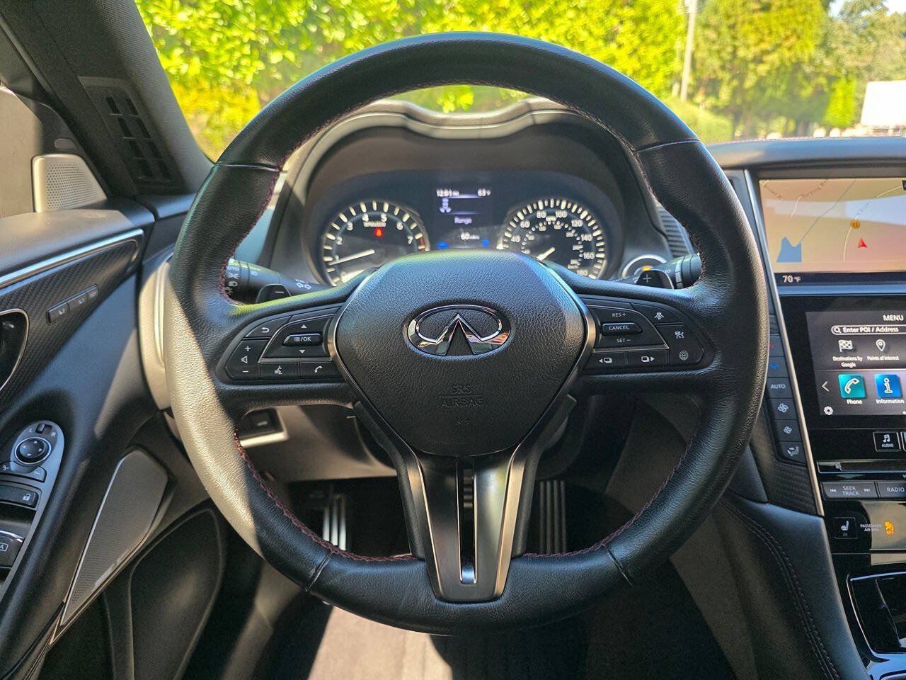 Used 2022 INFINITI Q50 Red Sport 400 w/ Carbon Fiber Package RWD image 20