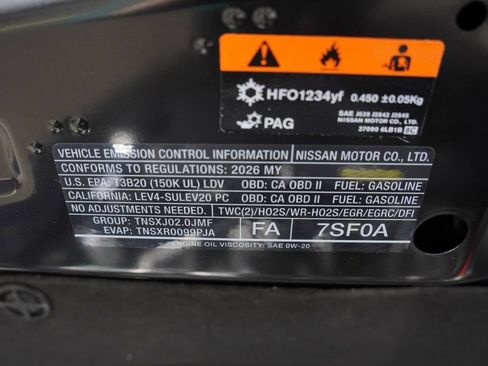 New 2026 Nissan Sentra SR w/ SR Premium Package FWD image 25