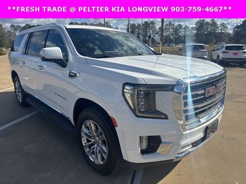 Used 2021 GMC Yukon XL SLT w/ Rear Media and Nav Package image 1