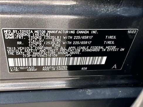 Used 2022 Toyota RAV4 XLE w/ Convenience Package AWD/4WD image 36