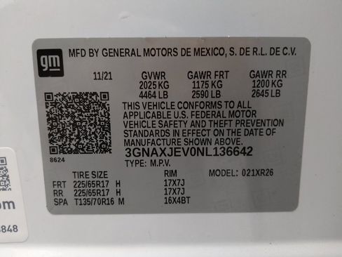 Used 2022 Chevrolet Equinox LT w/ Driver Convenience Package image 33