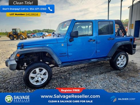 Used 2015 Jeep Wrangler Unlimited Sport w/ Quick Order Package 24S AWD/4WD image 1