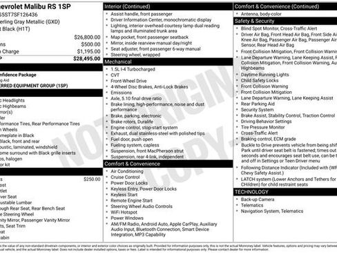 Used 2025 Chevrolet Malibu RS FWD image 6