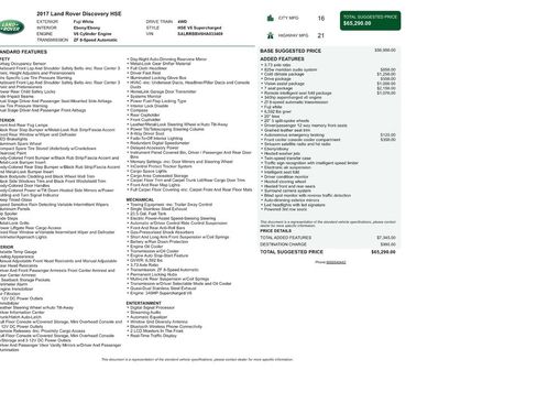 Used 2017 Land Rover Discovery HSE image 9