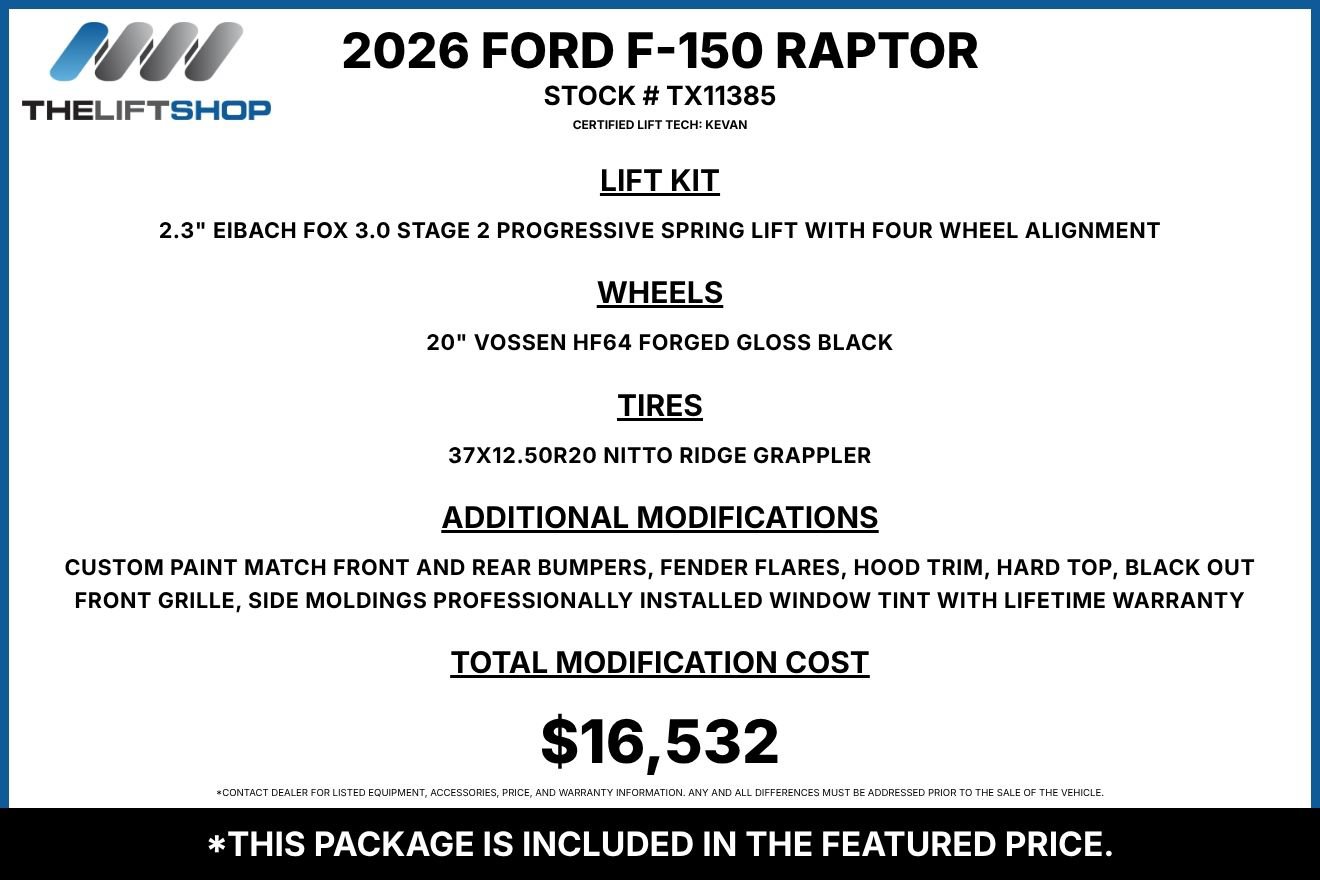 Used 2026 Ford F150 Raptor AWD/4WD image 2