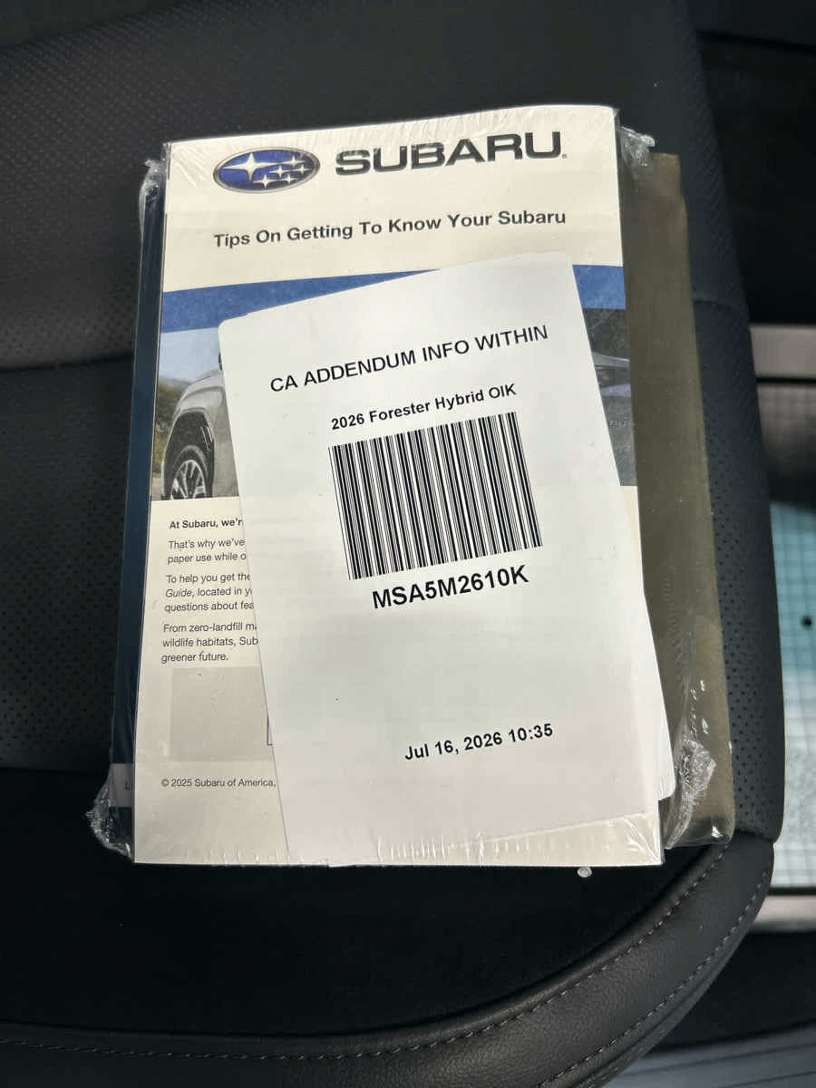 New 2026 Subaru Forester Touring AWD/4WD image 29