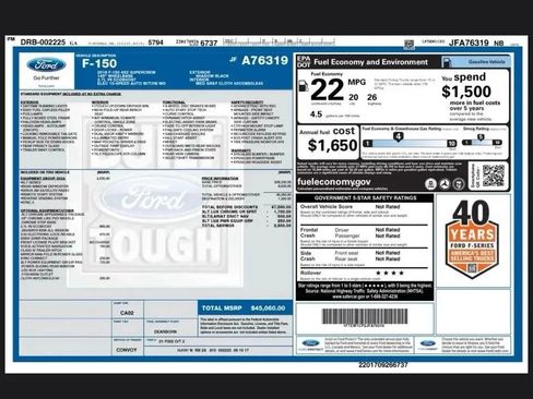 Used 2018 Ford F150 XLT w/ Equipment Group 302A Luxury image 25