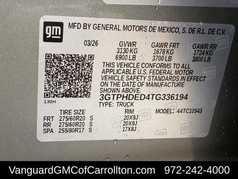 New 2026 GMC Sierra 1500 SLT RWD image 25