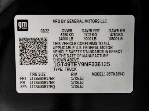 Used 2022 GMC Sierra 3500 SLE w/ SLE Value Package AWD/4WD image 59