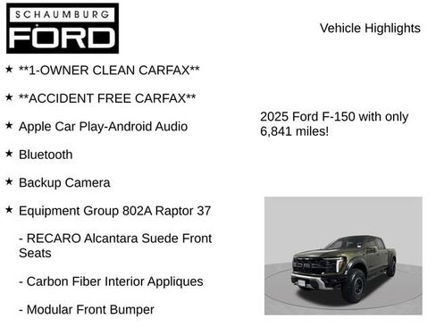 Used 2025 Ford F150 Raptor AWD/4WD image 8