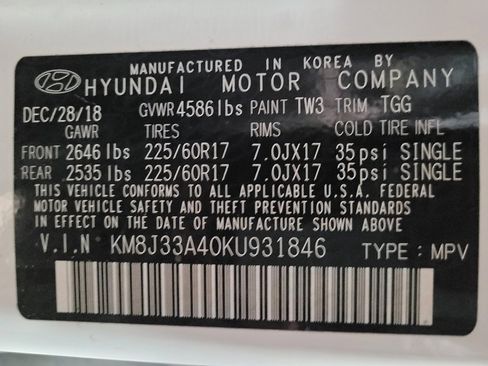 Used 2019 Hyundai Tucson Value FWD image 33