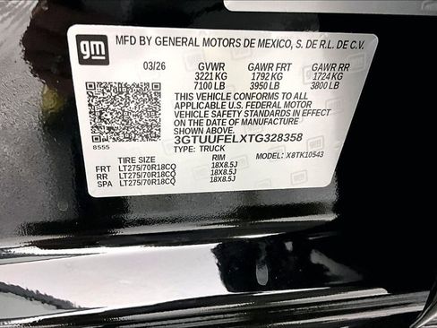 New 2026 GMC Sierra 1500 AT4X AWD/4WD image 9