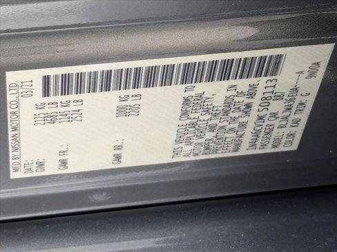 Used 2021 Nissan Maxima 3.5 SV w/ Floor Mat Group FWD image 25