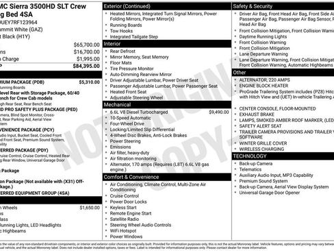 Certified 2024 GMC Sierra 3500 SLT w/ SLT Premium Package AWD/4WD image 42