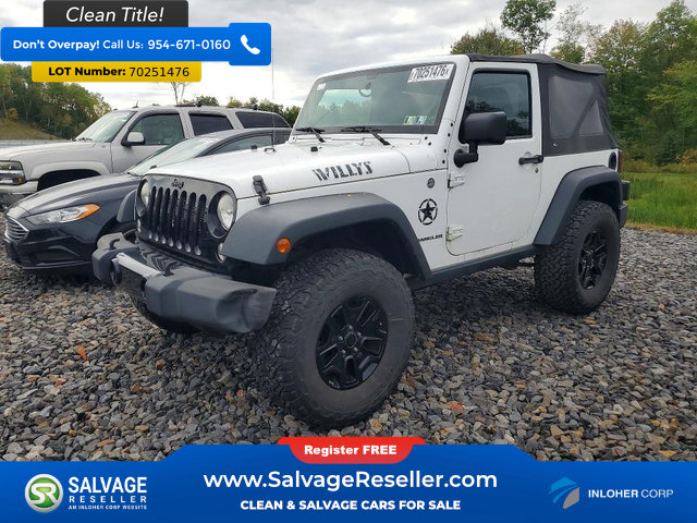 Used 2014 Jeep Wrangler Sport AWD/4WD image 1