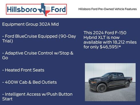 Used 2024 Ford F150 XLT w/ Equipment Group 302A MID AWD/4WD image 9