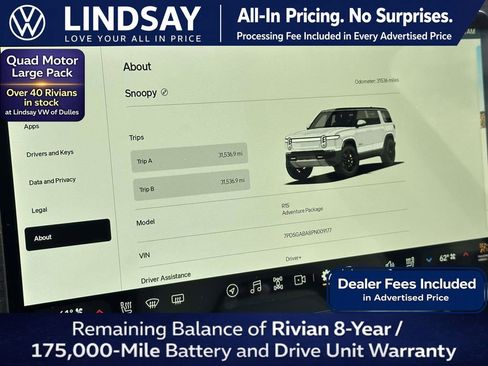 Used 2023 Rivian R1S Adventure AWD/4WD image 24