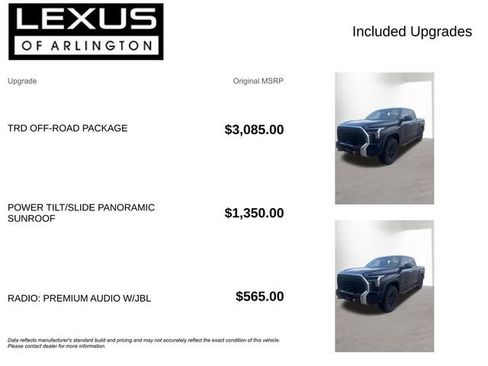 Used 2022 Toyota Tundra Limited w/ TRD Off-Road Package image 4