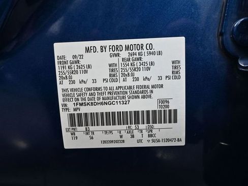 Used 2022 Ford Explorer XLT w/ Equipment Group 202A image 60