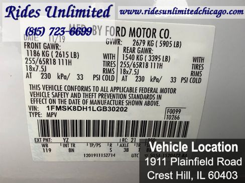 Used 2020 Ford Explorer XLT image 28