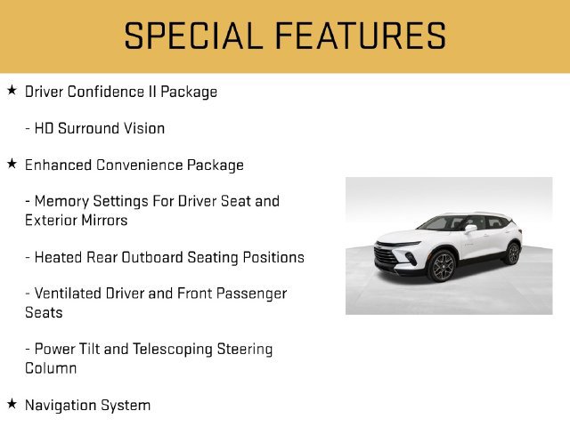 Certified 2025 Chevrolet Blazer Premier w/ Driver Confidence II Package AWD/4WD image 12