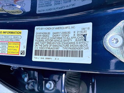 Used 2018 Honda Accord EX image 34