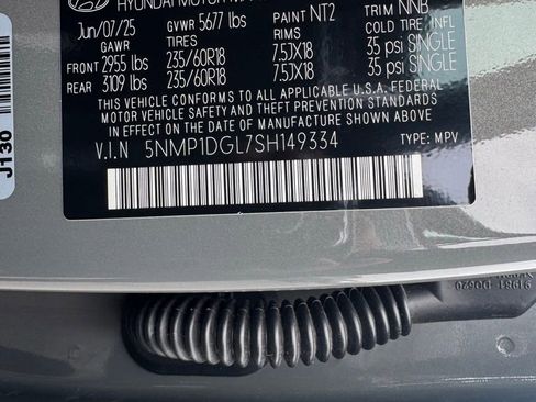 Certified 2025 Hyundai Santa Fe SE AWD/4WD image 16