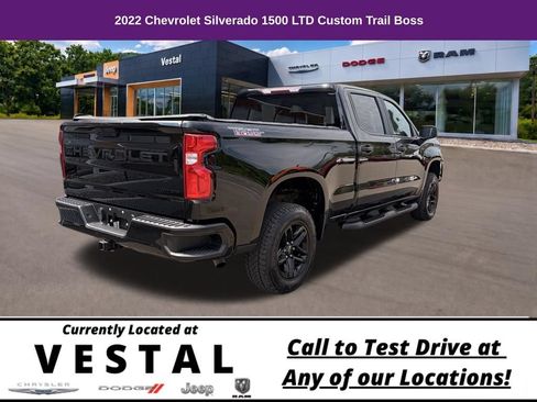Used 2022 Chevrolet Silverado 1500 Custom Trail Boss w/ LPO, Dark Essentials Package AWD/4WD image 8