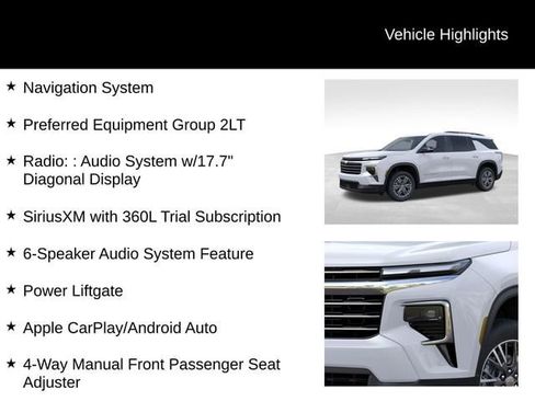New 2026 Chevrolet Traverse LT AWD/4WD image 17