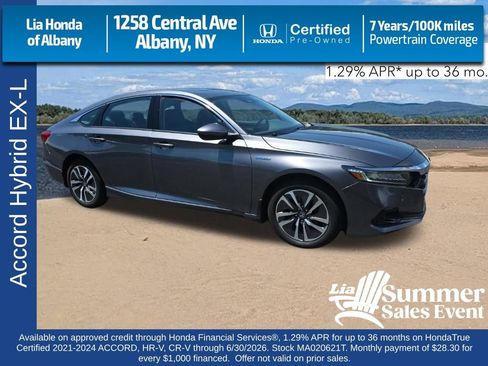 Used 2021 Honda Accord EX-L image 1