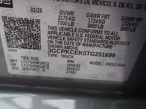 New 2026 Chevrolet Silverado 1500 Custom Trail Boss image 27