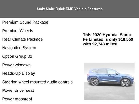 Used 2020 Hyundai Santa Fe Limited AWD/4WD image 8