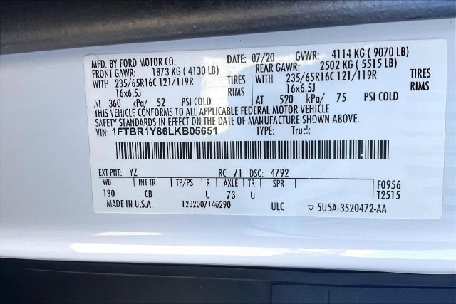 Used 2020 Ford Transit 250 Low Roof w/ Exterior Upgrade Package RWD image 30