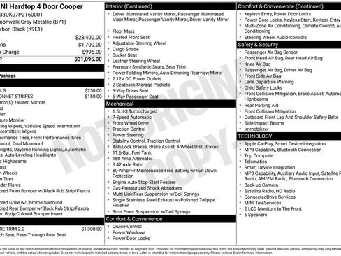 Certified 2023 MINI Cooper 4-Door Hardtop FWD image 9