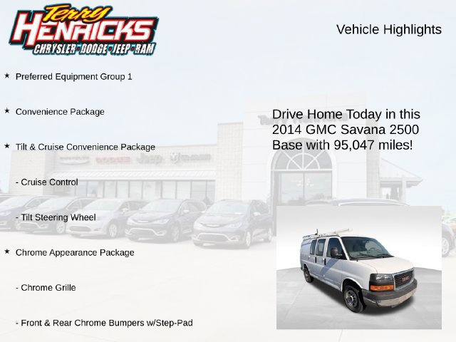 Used 2014 GMC Savana 2500 RWD image 4