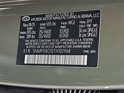 New 2026 Hyundai Santa Fe Calligraphy image 22