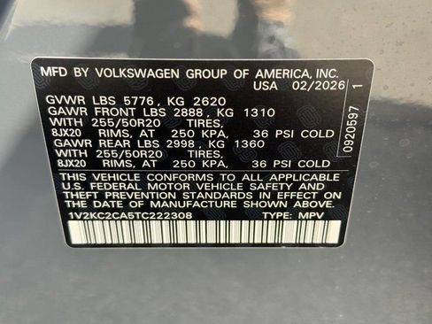 New 2026 Volkswagen Atlas Cross Sport SE AWD/4WD image 17