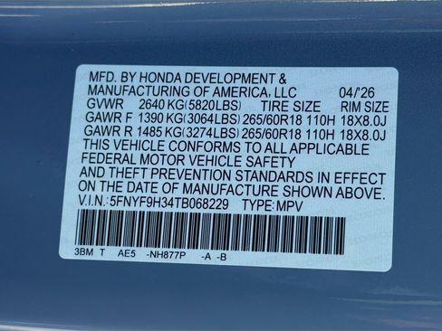 New 2026 Honda Passport RTL image 28