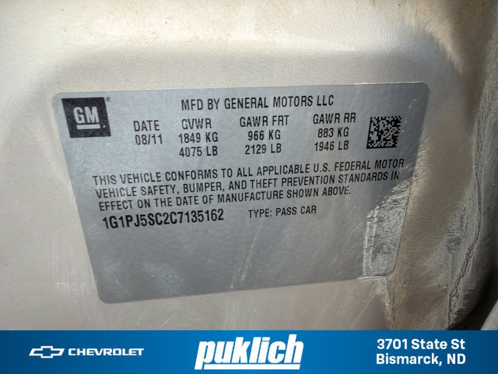 Used 2012 Chevrolet Cruze Eco FWD image 32
