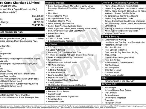 Used 2023 Jeep Grand Cherokee L Limited AWD/4WD image 5
