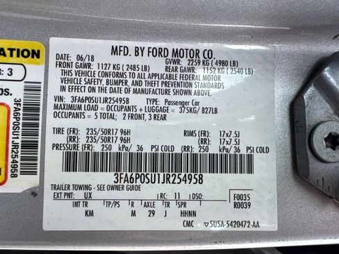 Used 2018 Ford Fusion Energi Titanium FWD image 37