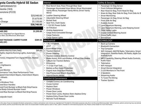 Used 2024 Toyota Corolla SE w/ SE Package image 39