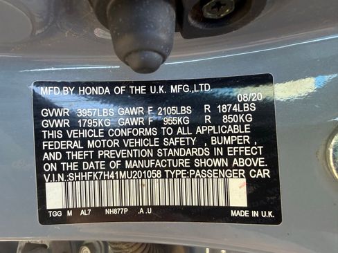 Used 2021 Honda Civic Sport image 41
