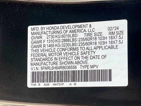 Used 2024 Honda Odyssey EX-L image 33